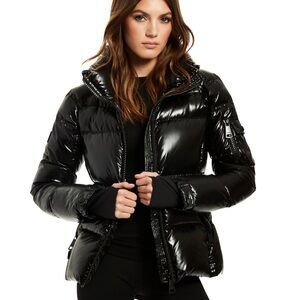 Sam Freestyle Cropped Puffer Jacket - black
